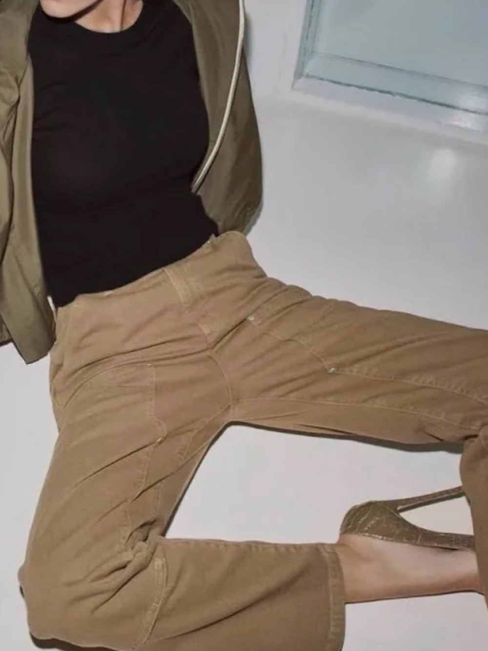 Renggli Studio morgan stewart Slim work pants tan 26